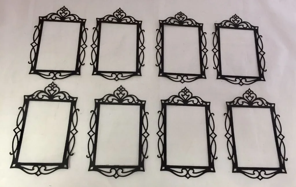 Fancy Rectangular Frame * Set of Eight — The Die Cut Shop